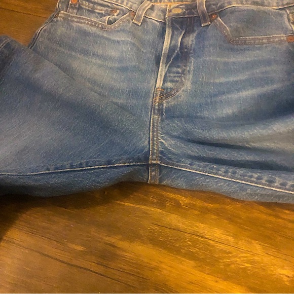 Levi’s Wedgie straight jeans button fly medium wash size 27 - Picture 7 of 13